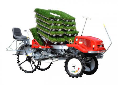 水稻缽苗乘坐式插秧機(jī)